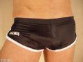 Grasp innner side open running shorts black